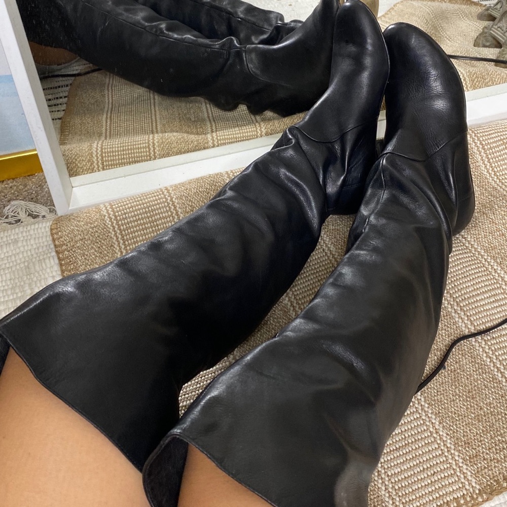 Chinese Laundry Size 6 Over the Knee Black Boot